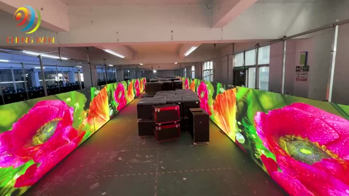 P3.91 indoor rental LED display screen